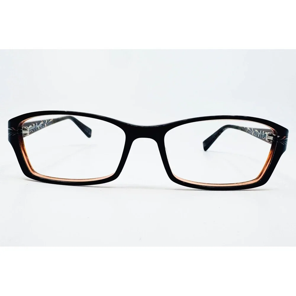 ProDesign Denmark 1691 Eyeglasses Women Brown Orange Pattern 54-16-140